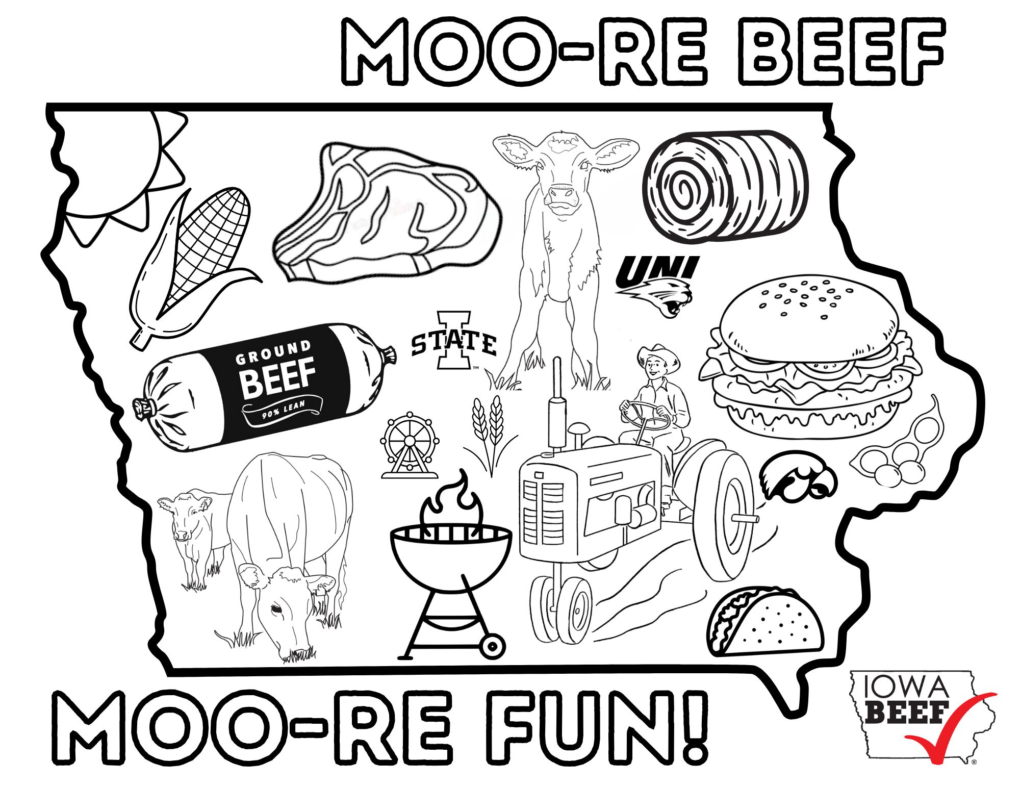 Iowa Beef Summer Coloring Contest