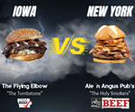 New York vs Iowa Burger Battle