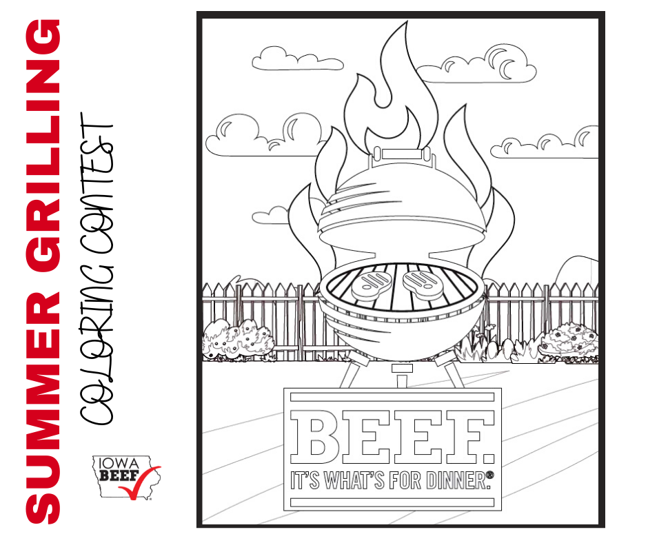 Summer Grilling Coloring Contest